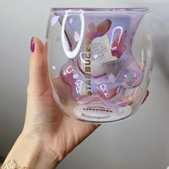 ❌SOLD❌🎄Starbucks 2021 Cat Paw Sakura Cup - Picture 8 of 10